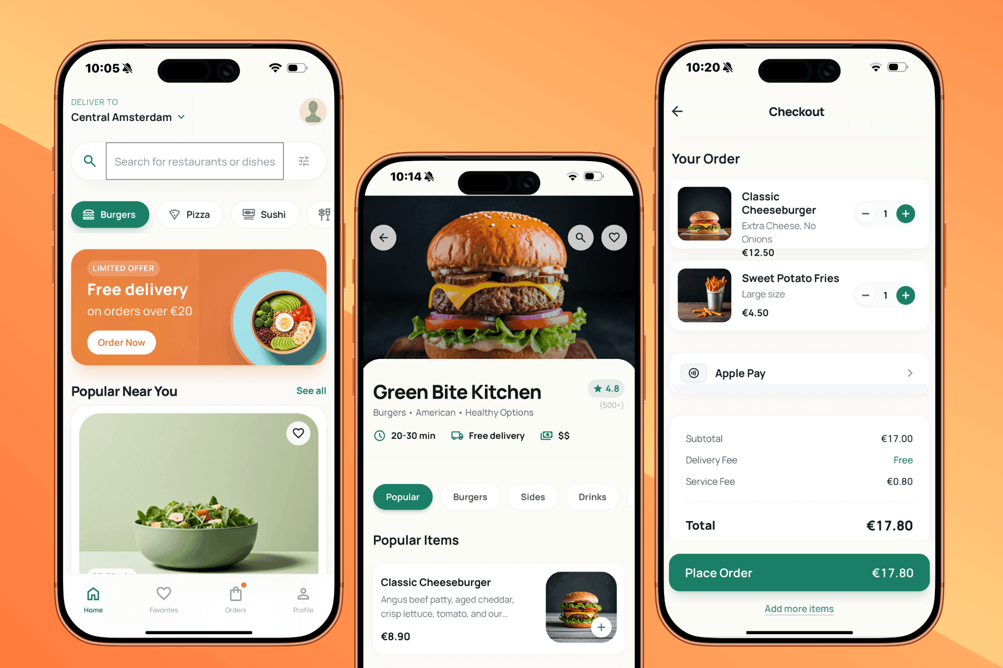 Restaurant Delivery iOS App