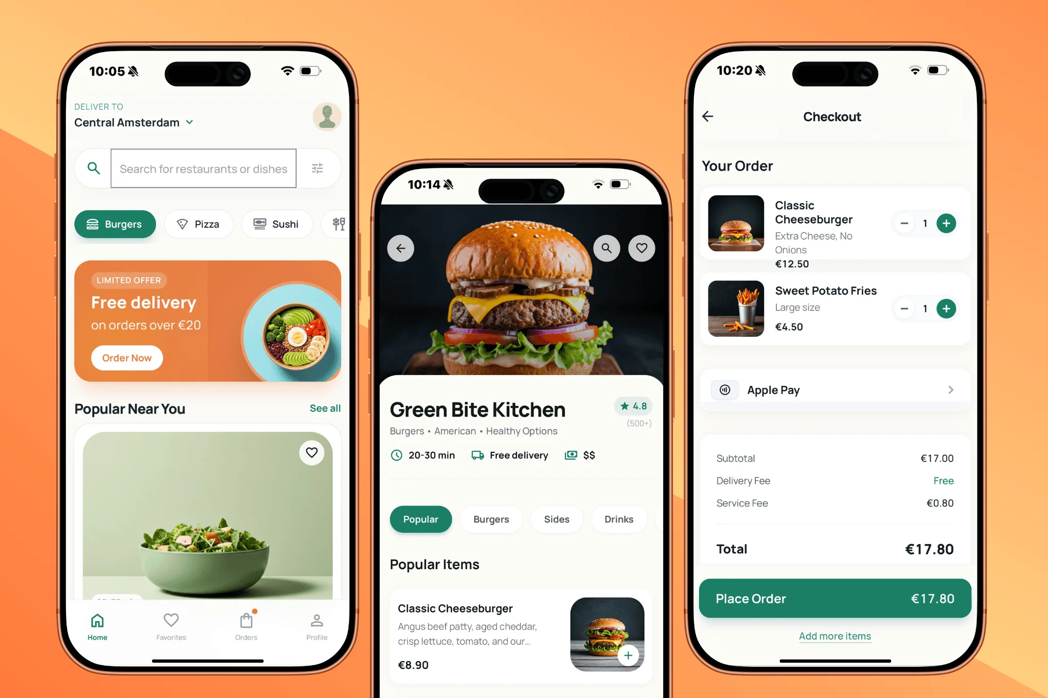 Restaurant Delivery iOS App